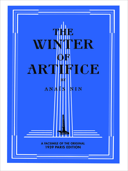 Title details for The Winter of Artifice, 1939 edition by Anais Nin - Wait list